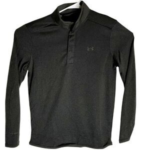 Under Armour Men's Golf Storm Fleece 1/4 Snap Mock Neck Sweater Gray Size Medium